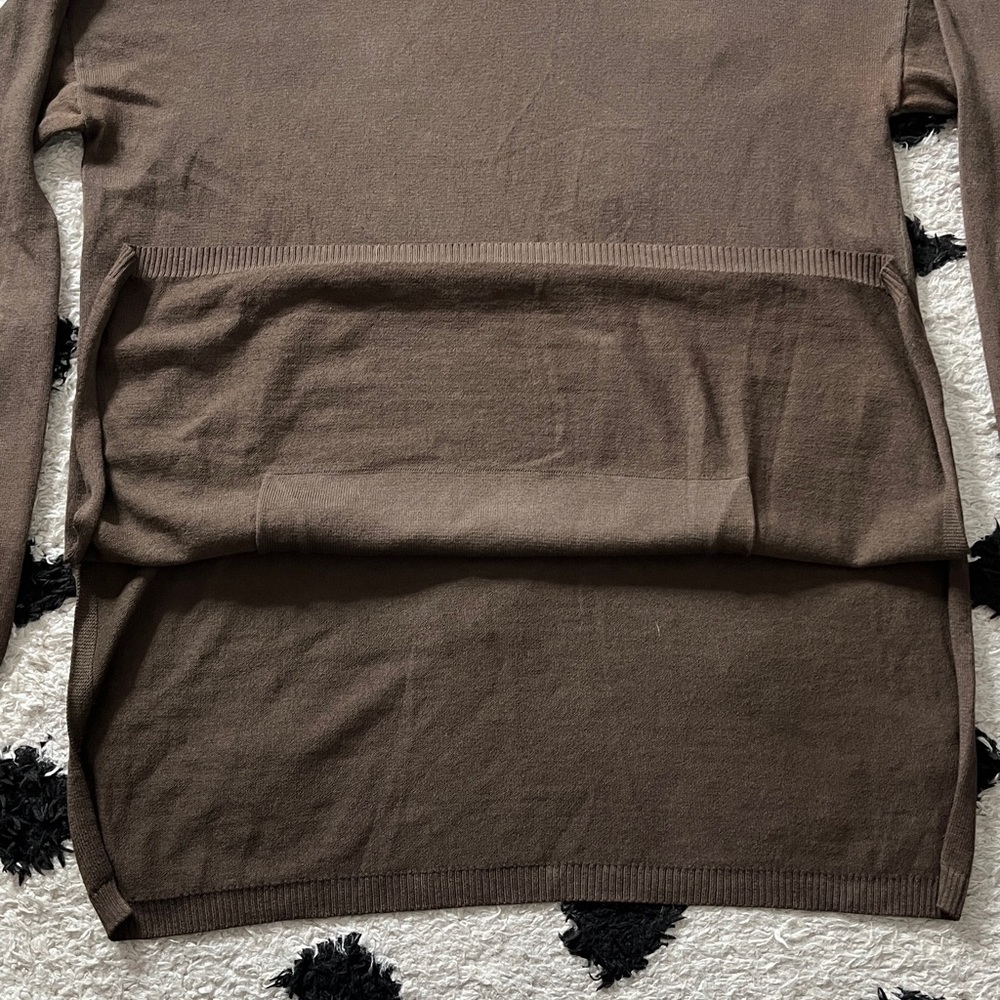 Peruvian Connection Size Medium Brown Turtleneck … - image 8